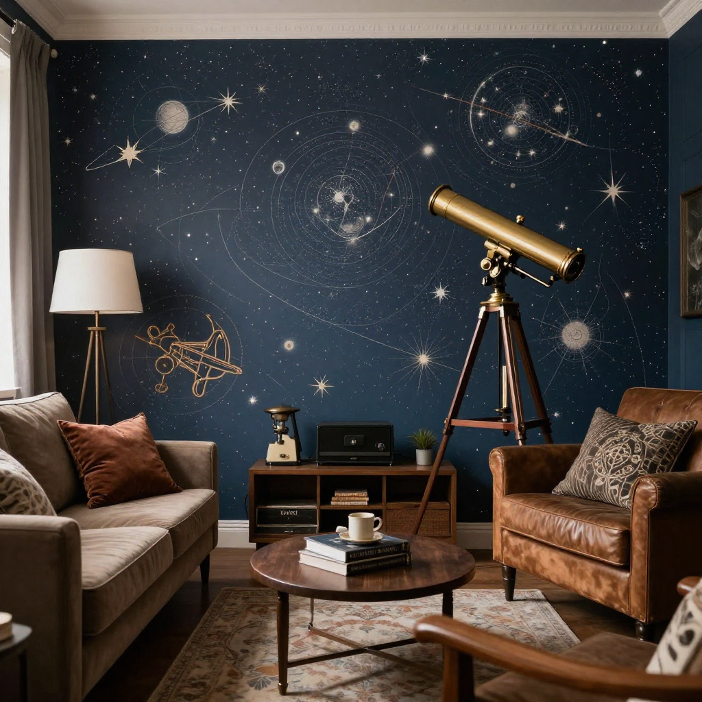 Viimeistelty olohuoneen järjestys